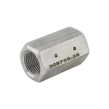 Линейный RMS-адаптер ВД 3/8&Prime; с внутренней резьбой с обеих сторон, отверстие 0,71 мм купить в  в Москве