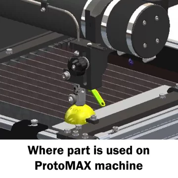 Опора трубки подачи абразива ProtoMAX