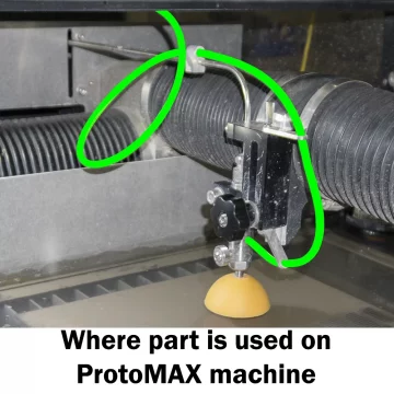 Трубка подачи абразива ProtoMAX, длина 1422,4 мм (56&Prime;) купить в  в Москве