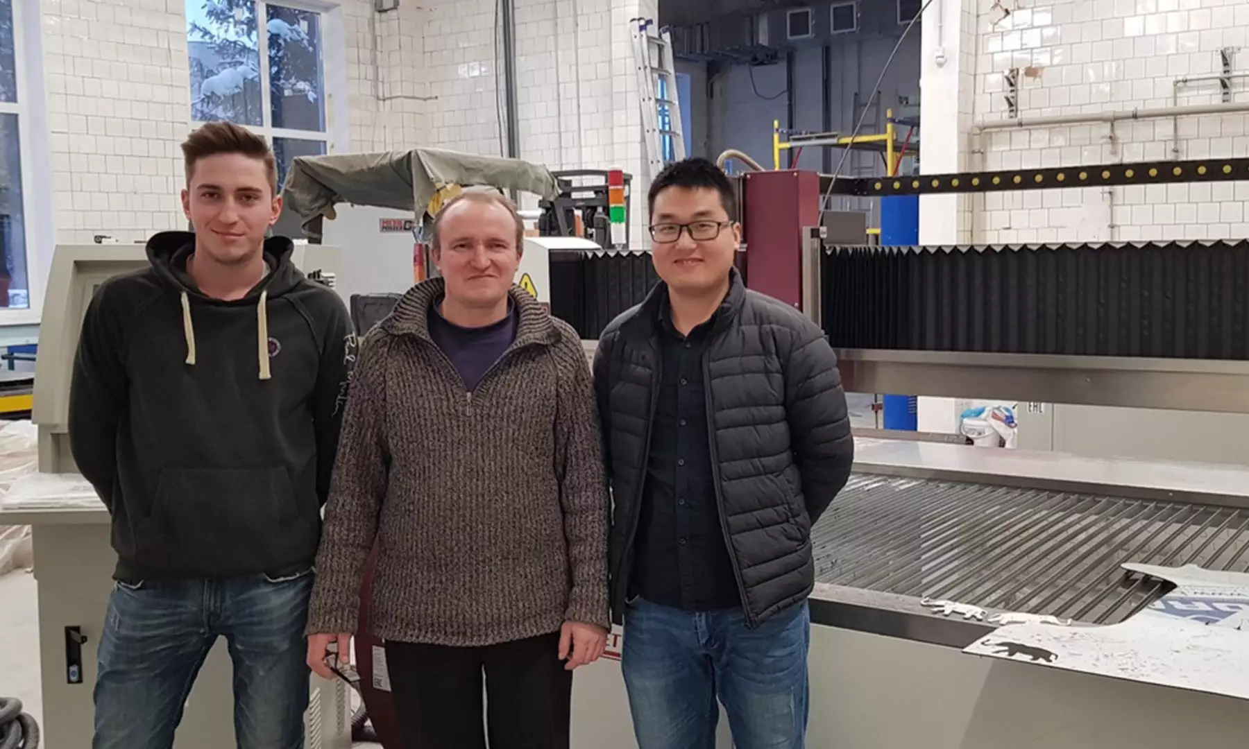 Предновогодняя поставка гидроабразивного станка &laquo;YC Water Jet&raquo;